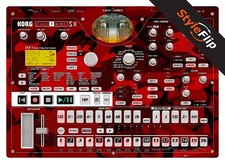 Korg Electribe SX SD Red Camo Protective Decal StyleFlip Skins