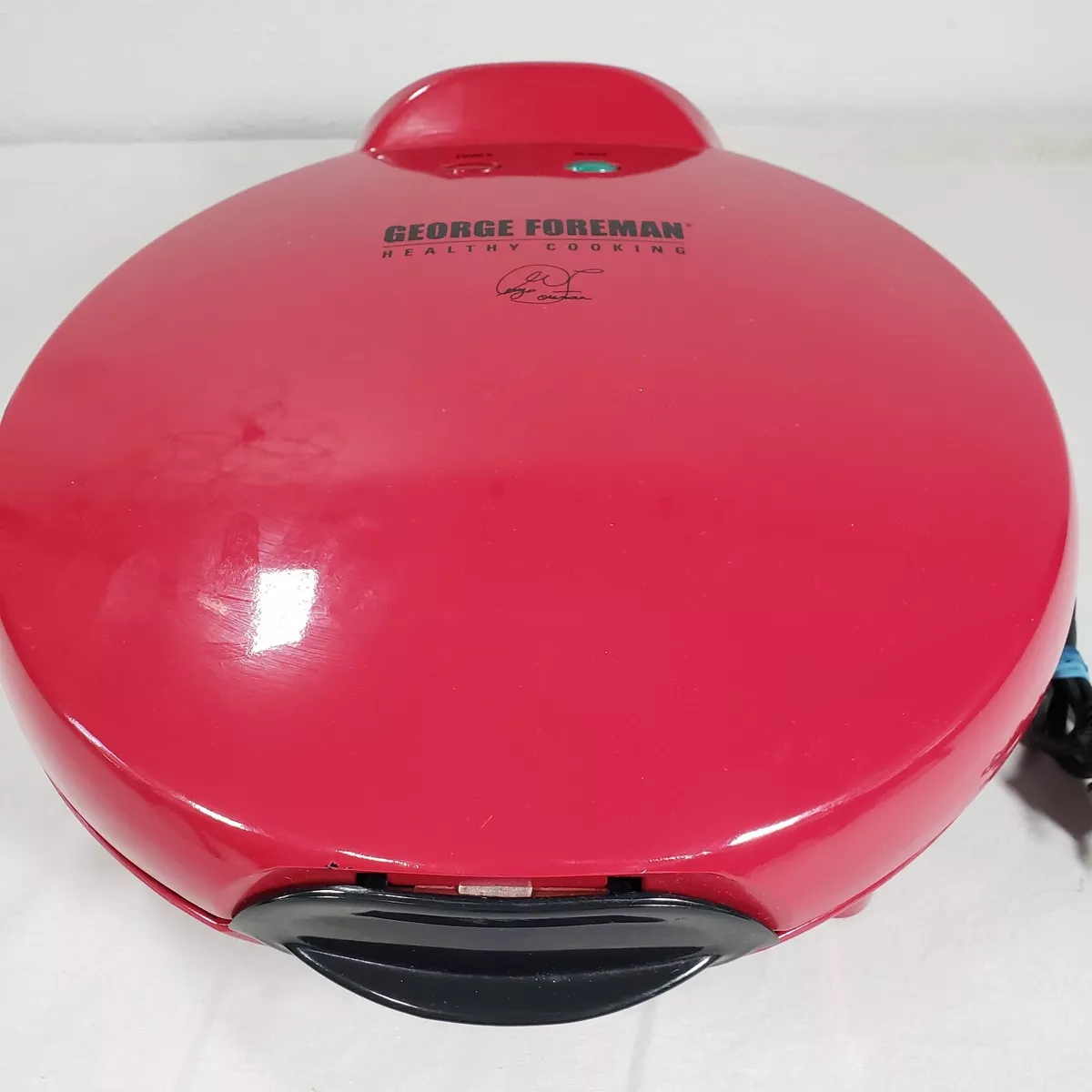 George Foreman Electric Quesadilla Maker RED GFQ001 10 Inch Tested Working