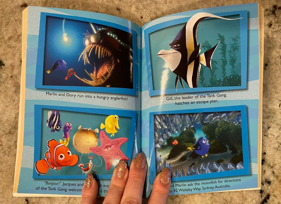 Libro de películas Finding Nemo The Junior Novelization 2003 PPBK Disney Pixar Foto 4 de 4