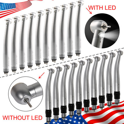 Dental High Speed LED / No-LED Handpiece Turbine 4H / Coupler 4 Hole NSK Style