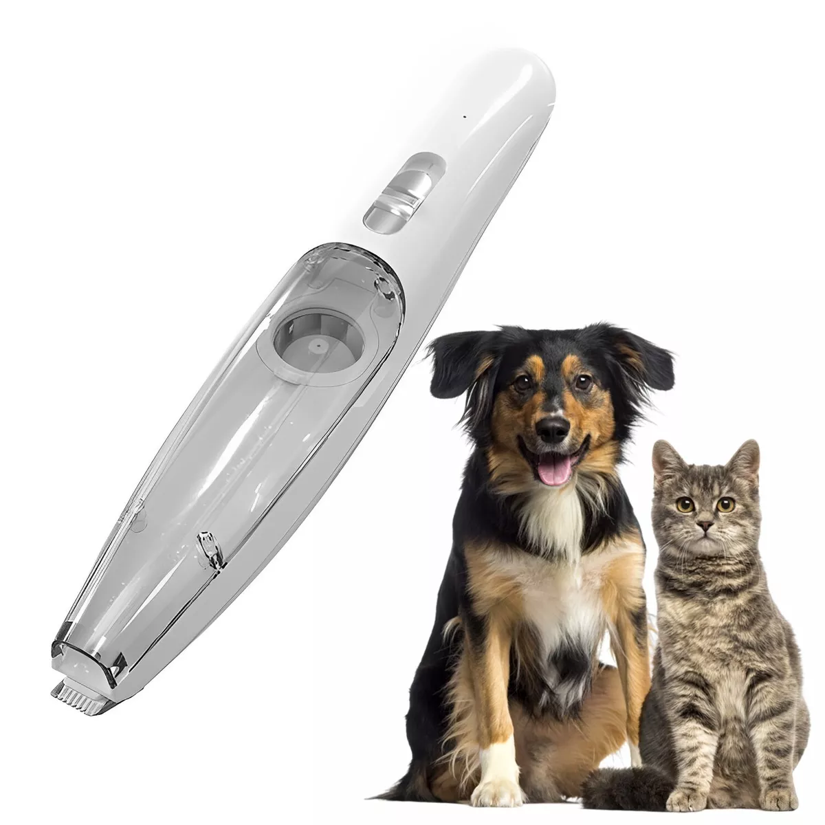 Pet hair 2025 trimmer with vacuum