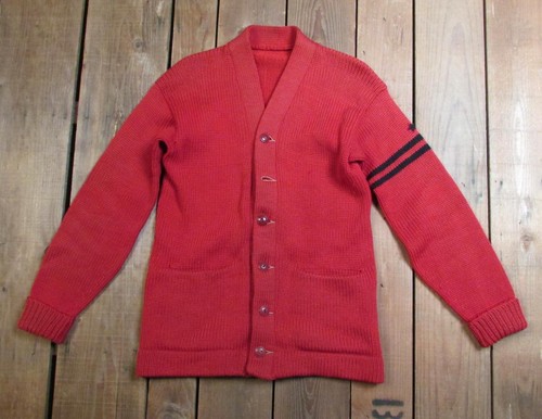 Vintage 1950s Red Varsity Wool Shaker 