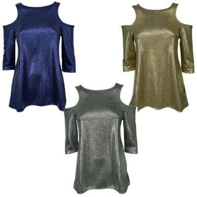 Orimusi Women's Flared Top With Shoulder Opening Dicentra Made