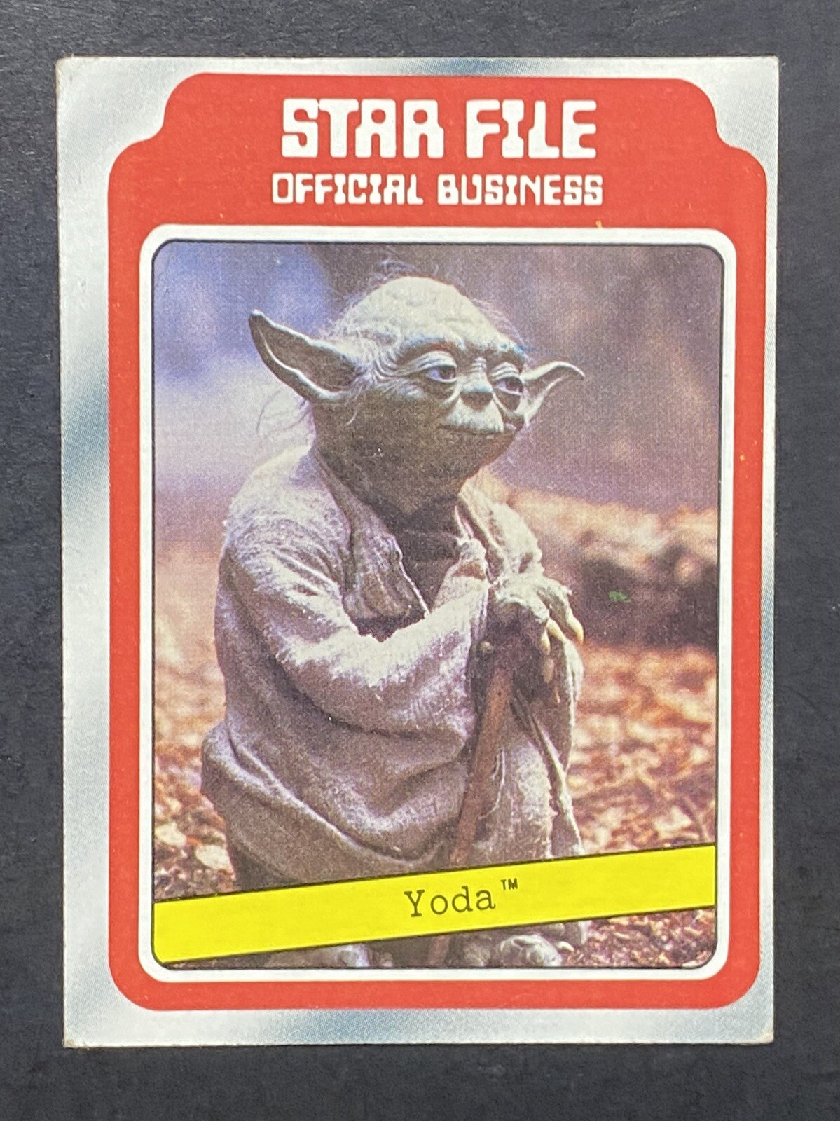 1980 Topps Star Wars Empire Strikes Back #9 Yoda d2