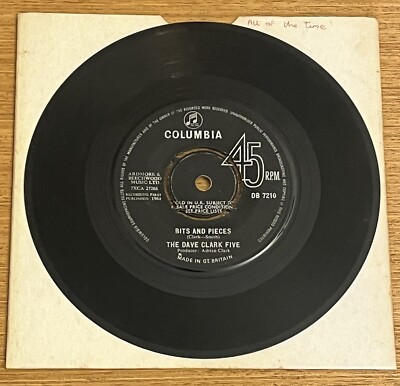 The Dave Clark Five   Bits And Pieces -  7'' Vinyl 1964