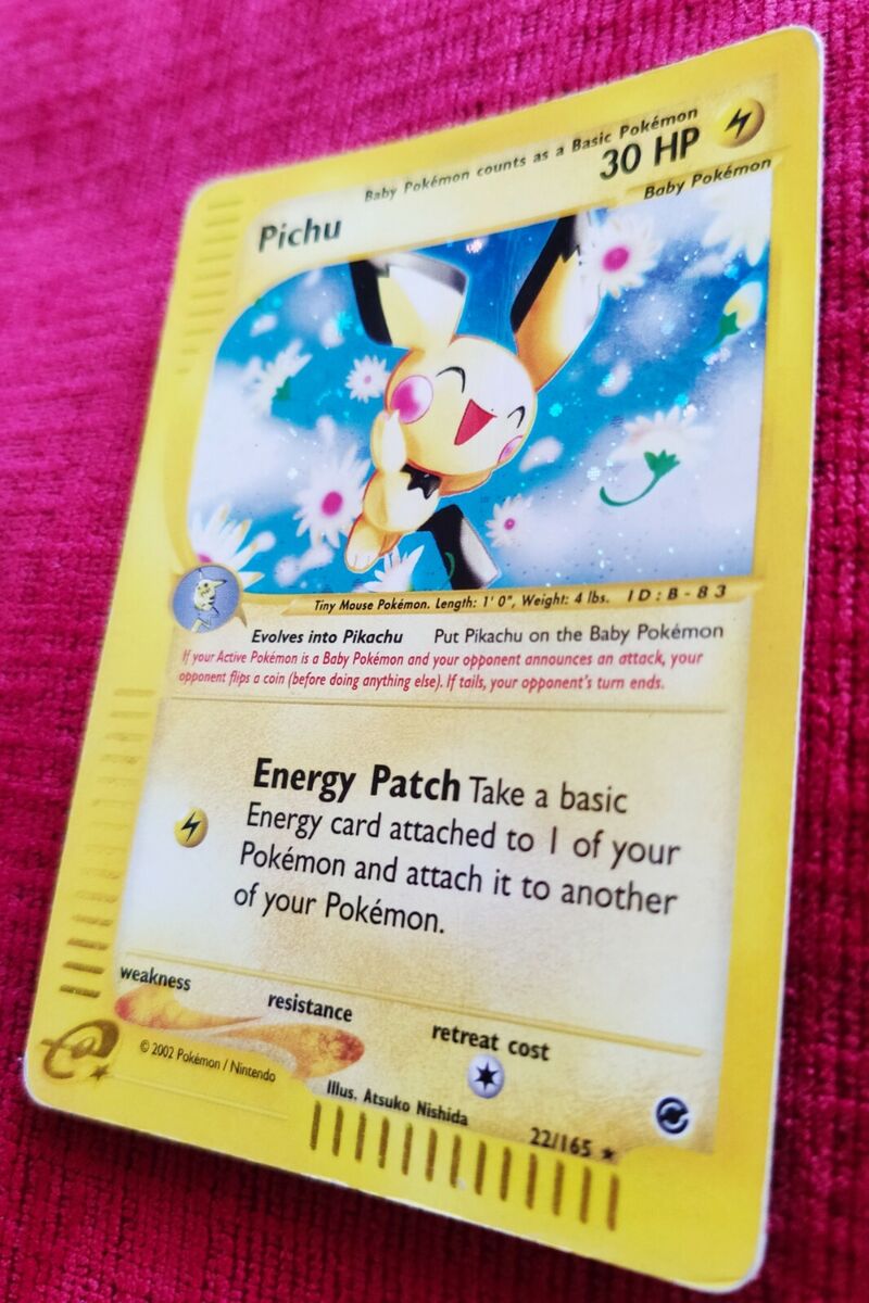 Pichu 22/165 Expedition Carta Pokémon Card English Original Holo GCC gioco