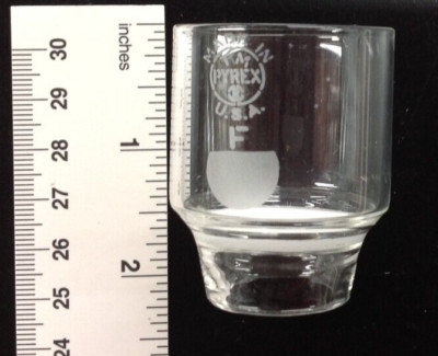 Pyrex Fritted Disc, Gooch Crucible, Fine Porosity, F | eBay