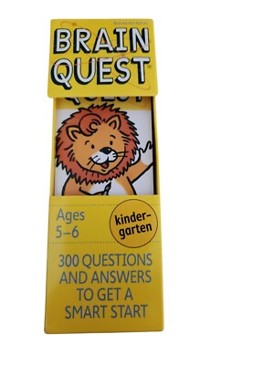 Brain Quest Kindergarten Ages 5-6 300 Questions & Answers Educational Sealed