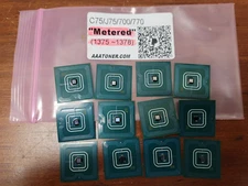 12 Toner Chip (1375 - 1378 METERED) for Xerox Color C75 700 770 J75 Refill