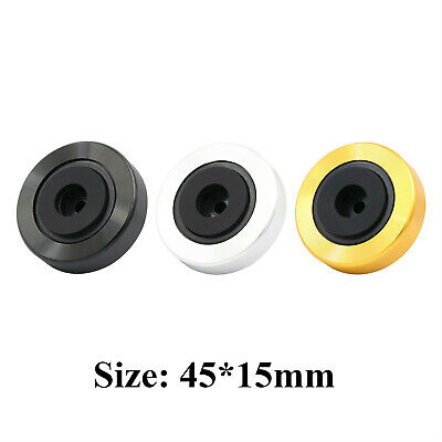 4pcs 45*15mm Aluminum Feet Pad Stand For Speaker Turntable CD Player Isolation