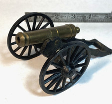 Vintage Cast Iron  Brass Toy Cannon MFCO - 1/31