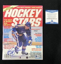Bernie Federko Signed Hockey Stars Magazine St Louis Blues Beckett Authenticated