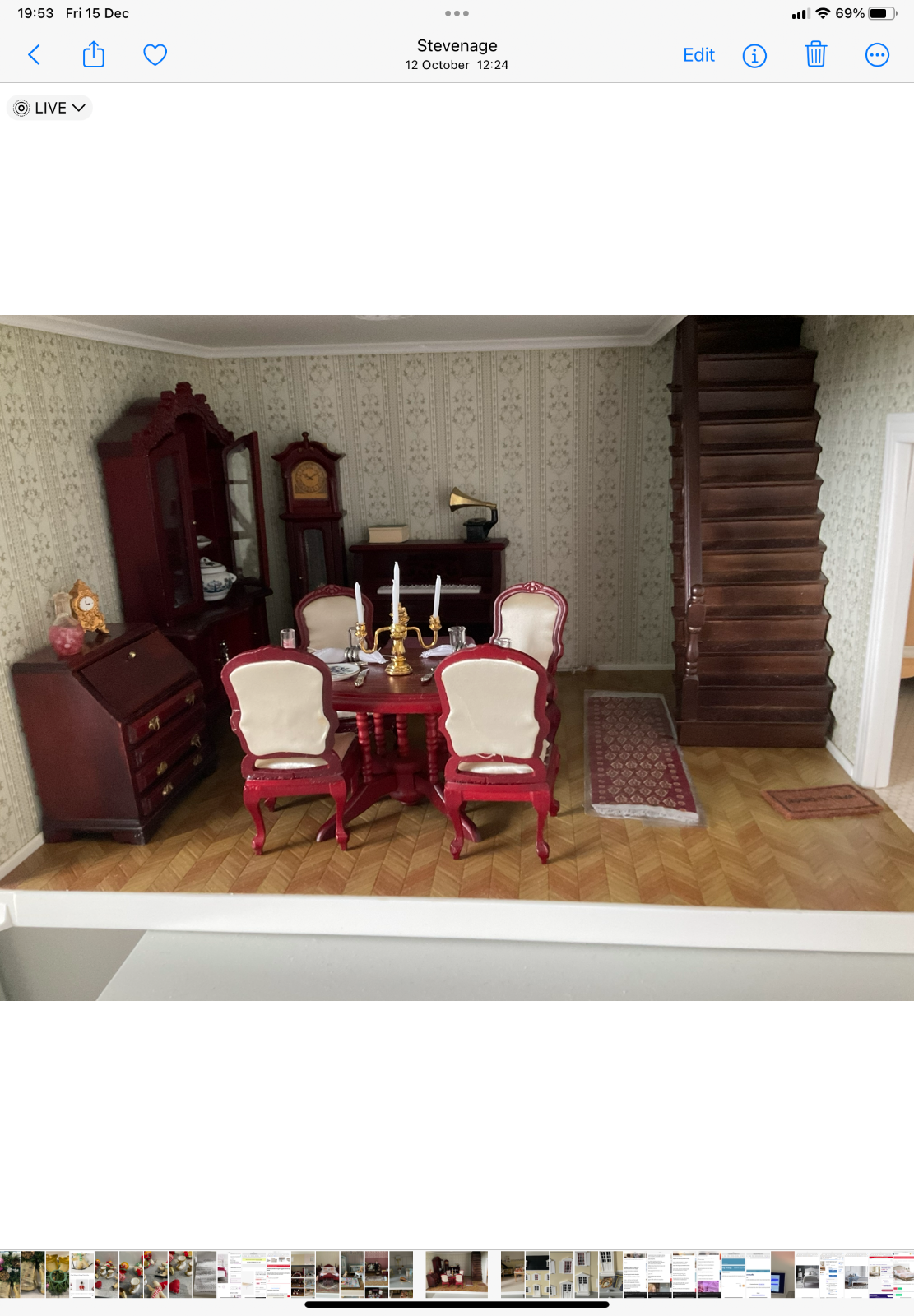 Victorian Dolls House with accessories eBay
