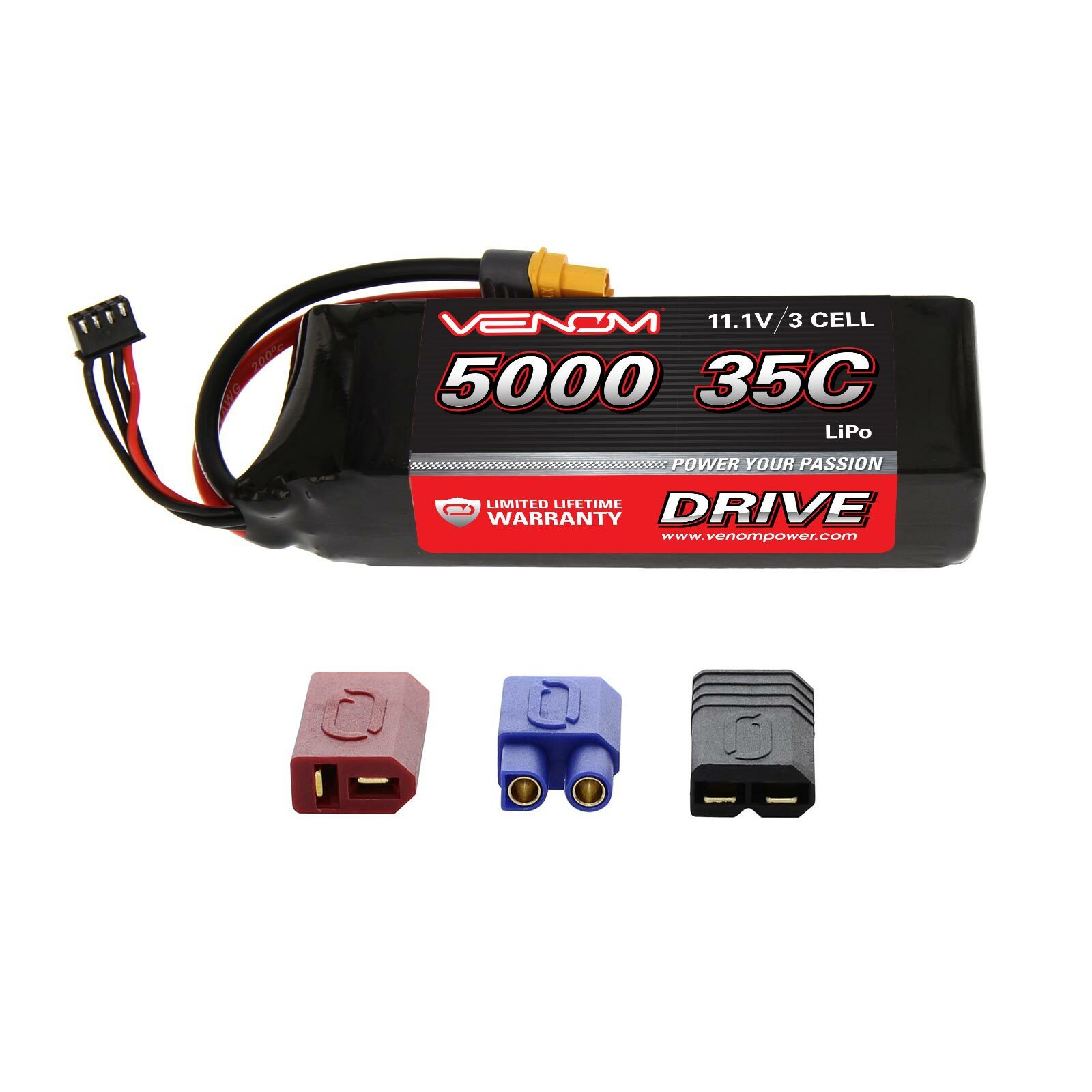 Traxxas Aton and Aton Plus RC Drone 35C 3S 5000mAh 11.1V LiPo Battery by Venom