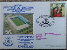 EVERTON V SUNDERLAND 1999 FIRST DAY COVER