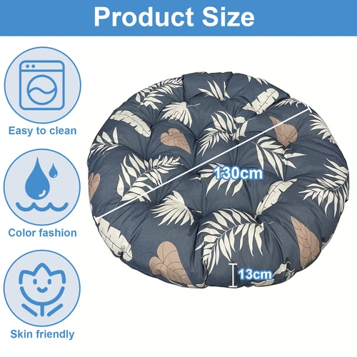 Papasan Chair Cushion Waterproof Oxford Cloth Circle Stuffed Egg Chair Cushions - Picture 92 of 111