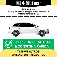 Kit Tagliando 4 Filtri per