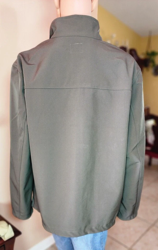 ST. JOHN'S BAY JACKET MENS SIZE XXLARGE HARRINGTON SOFT SHELL AVIGNON PINE $120 - Image 3 of 4