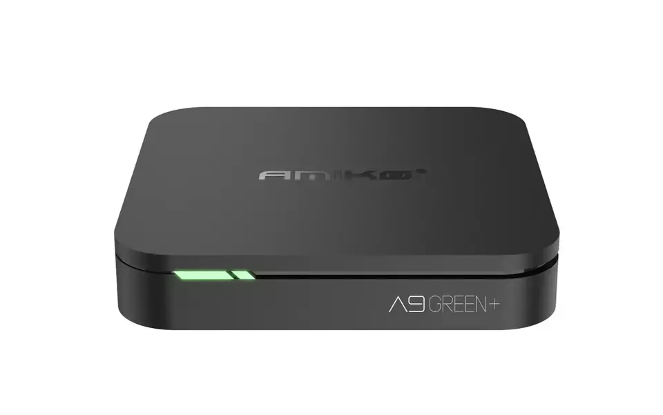 Amiko A9 Green + Plus 4K UHD ANDROID MTYV2 QUAD CORE WIFI HDR10 A9 NEW FOR 2024 - Image 4 of 4