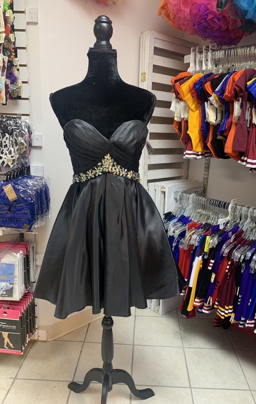 Sz 4 Alyce Paris Corset Back Beaded LBD Prom Homecoming Dance Cocktail Dress NWT