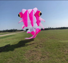 11m Large Soft Fish Kite Outdoor Toy Flying Adult Reel Inflatable Octopus Kite
