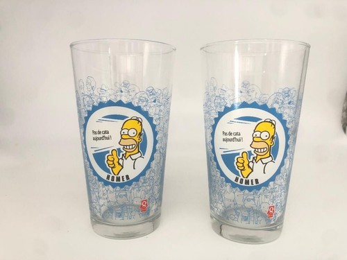 Quick Simpson 2 grands verres collection Les Simpson Homer Quick 2007 | eBay