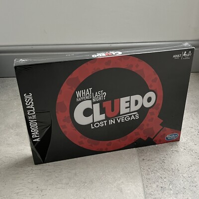 Cluedo Lost in Vegas | Brettspiel | Hasbro | Sealed | Neu | CIB