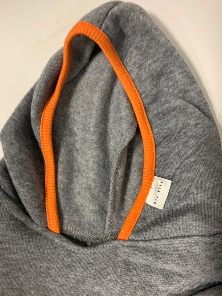 ¿Trucos de Halloween para perros RAE DUNN para golosinas tamaño mediano? Sudadera con capucha gris Foto 3 de 4