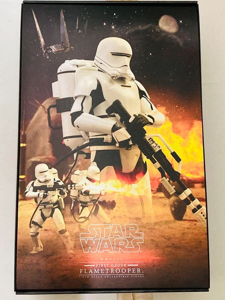 Hot Toys 1/6 MMS326 Star Wars The Force Awakens FIRST ORDER FLAMETROOPER New JP - Image 3 of 4