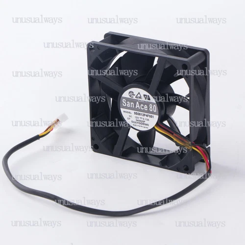 ONE For Sanyo San 12V 0.13A 8CM 8025 Ace 9S0812P4F051 4-wire PWM cooling fan