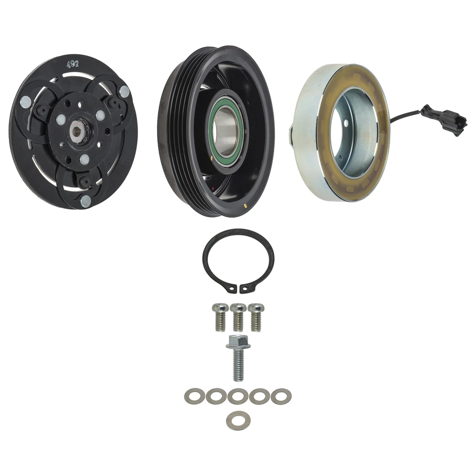 Embrague compresor aire acondicionado Subaru 2003-2007 fabricante de equipos originales Baja Forester Legacy NUEVO 73121SA000 Foto 2 de 4