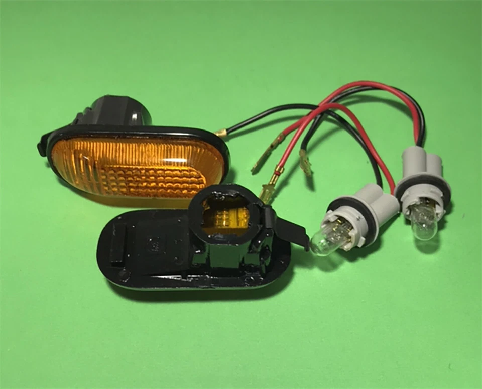 2x Luz de lámpara de marcador lateral para 94-01 Acura Integra 92-95 Honda Civic Del Sol Foto 2 de 4