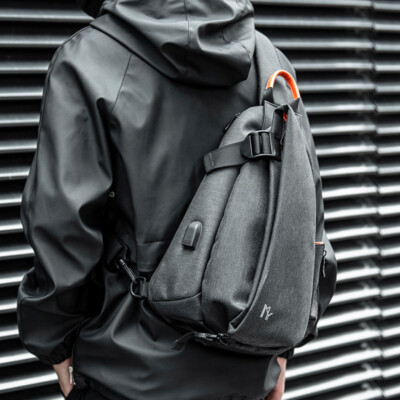Fashion Waterproof Crossbody Shoulder Men women Travel Sling Chest MotoBiker Bag