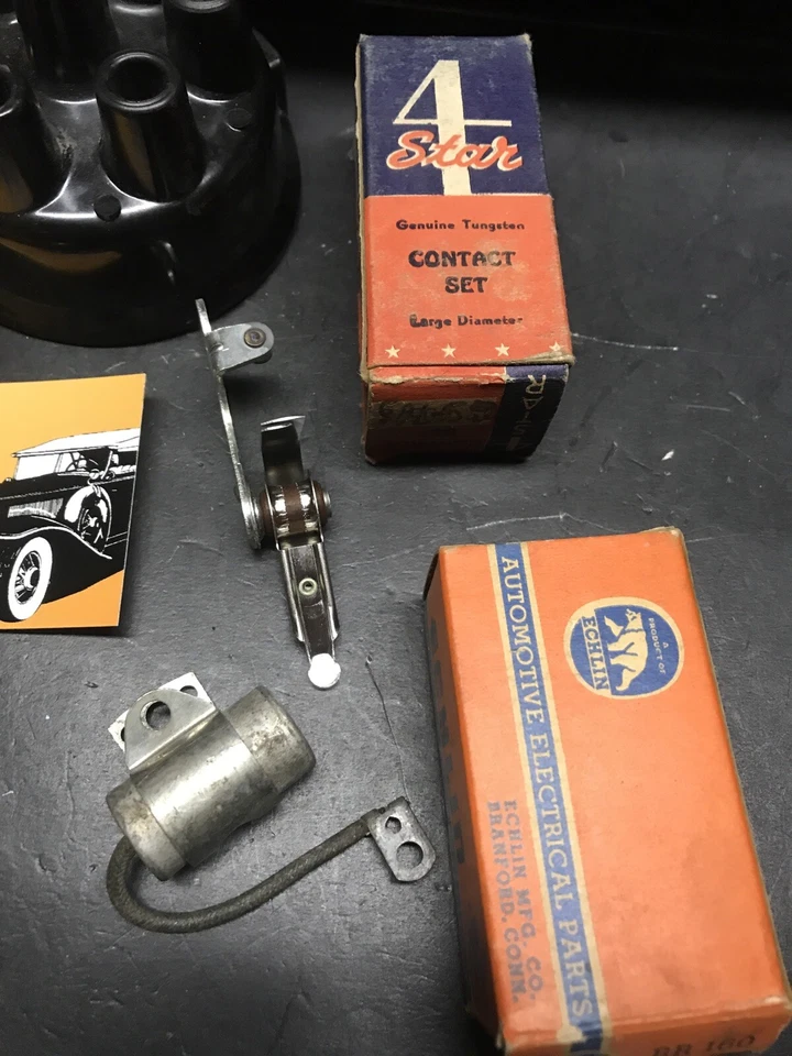 Chevrolet 1936 distribuidor de encendido tapa kit de puesta a punto Foto 4 de 4