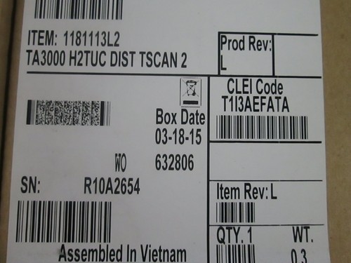 ADTRAN 1181113L2 TA 3000 H2TUC DIST TSCAN2