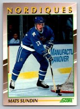 1991-92 Score Young Superstars - #3 Mats Sundin