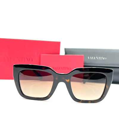 Valentino Sunglasses VA4097 5002/13 Tortoise Brown Cat Eye W Brown