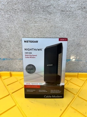 NETGEAR NIGHTHAWK CM1200 MULTI-GIG SPEED CABLE MODEM NEW