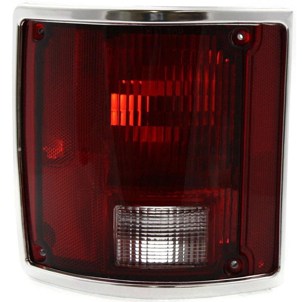 Pair Tail Light for 78-86 Chevrolet K5 Blazer 87-91 Blazer LH RH w/ Chrome Trim - Image 2 of 4