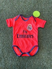 Real Madrid Soccer Team Baby Bodysuit - Orange