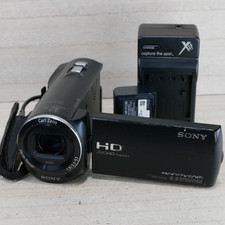 Sony HDR-CX230 Handycam Digital Camcorder Black GOOD/TESTED W Charger