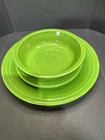 Fiesta Ware Lemongrass Green 3 Pc Setting Dinner Plate Salad Plate Bowl HLC USA