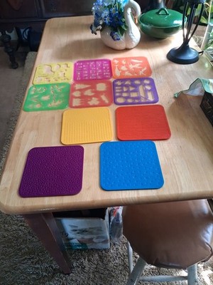 Vintage 1980s Tupperware Tupper Toy Stencils And Rub ons