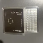 100 gram Valcambi CombiBar Silver Bars - 100 x 1g - 999.5 Fine