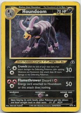 Houndoom 4/75 Rare Neo Discovery Pokemon TCG Unlimited Holo DMG