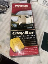 Mothers Clay Kit California Gold 2 Clay Bars 16 Oz Detailer Microfiber Towel