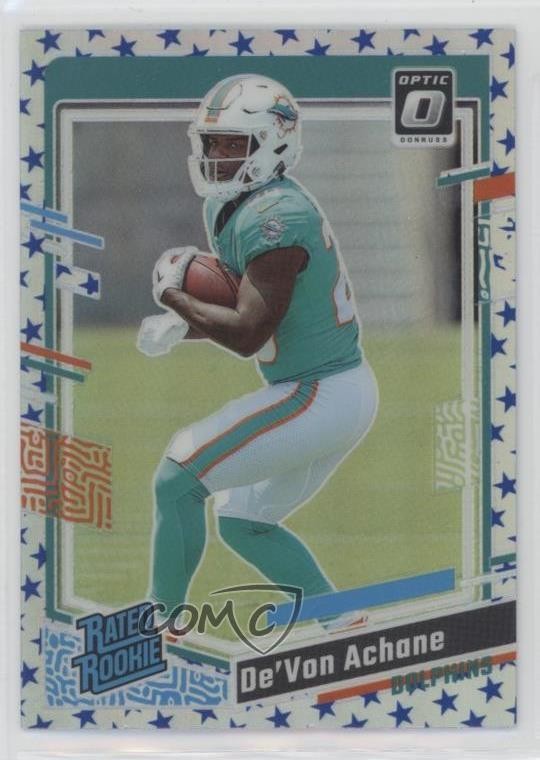 2023 Panini Donruss Optic Rated Rookie Stars Prizm De'Von Achane #269 1e17