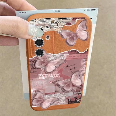 Schmetterling-Softcase für Samsung A56 A17 A55 A16 S25 S26 Ultra S24 S23 Schutz