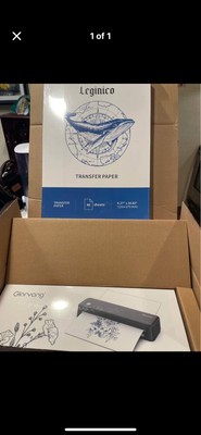 Wireless Tattoo Stencil Printer with 10 Transfer Sheets - Compact & Lightweight