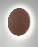 LED Wandleuchte AußEn Rostbraun Aluminium B:24 Cm IP65 3000 K Wandlampe Terrasse